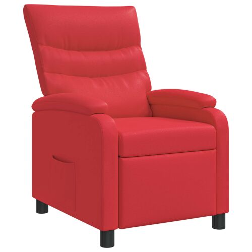 vidaXL Dönthető Piros Műbőr 171285779 - Fotel