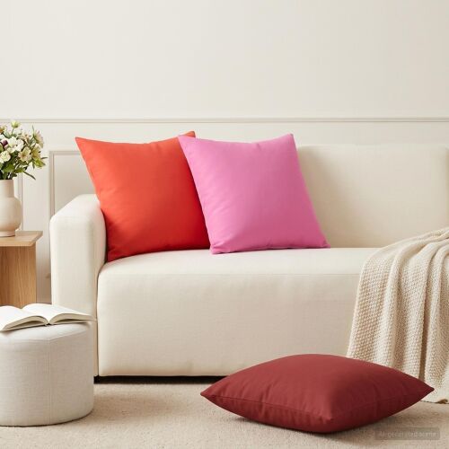 vidaXL Párna huzat 2 pcs HEERLEN Piros 45 x 45 cm Poliészter 177523777 - Párnahuzat