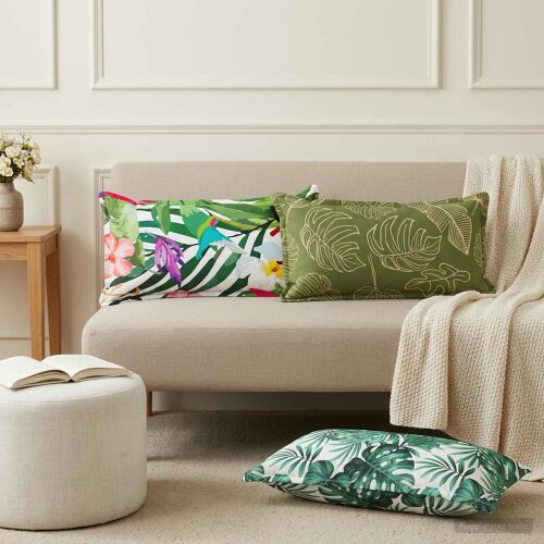 vidaXL Párna huzat 6 db HOUTEN Levélminta 40 x 80 cm Poliészter 177524998 - Ágynemű