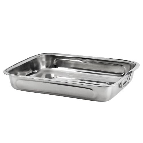 Acél sütőtálca 35,5x27x5,5 cm 171314314 - Tepsi