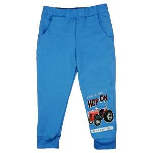 Kisfiú szabadidő nadrág traktoros mintával 45283291 Gyerek melegítő - Kék