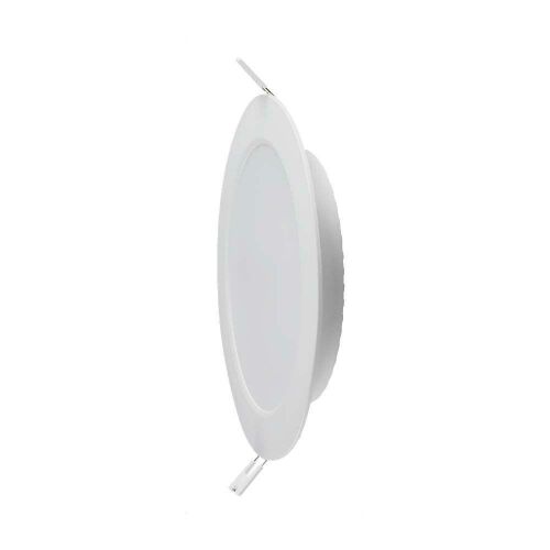 V-TAC LED panel süllyesztett prémium mélysugárzó 12W kerek fi170 VT-61012 4000K 1200lm 171445560 - Süllyesztett lámpa