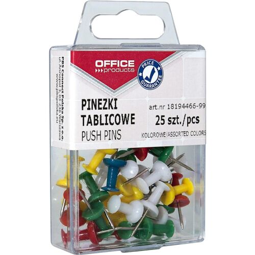 Office Products gombostű hordó szín: kevert 25 db (18194466-99) 171451922 - Rajzszög