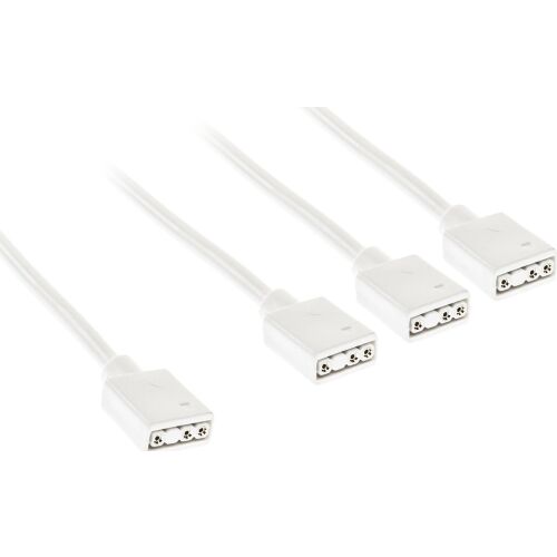 Kolink ARGB 1-3 Splitterkábel - 30cm, fehér 171455109 - Egyéb kiegészítő számítógéphez