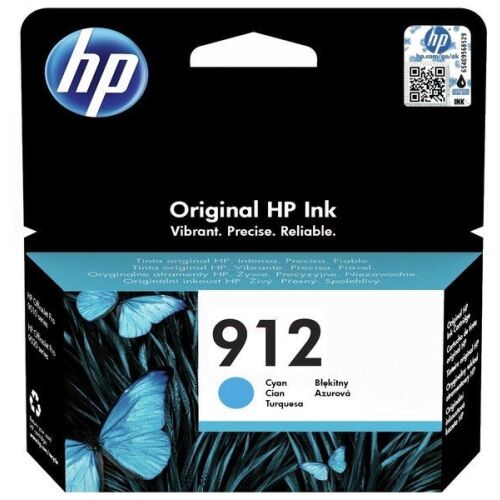 HP 3YL77AE 912 cián tintapatron doboza, eredeti HP tinta OfficeJet 8013 és 8023 nyomtatókhoz - Tintapatron