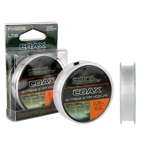 CARP ACADEMY Coax 25m 0.30mm fluorocarbon láthatatlan horgász előkezsinór orsón csomagolással és egy külön orsóval - Monofil előkezsinór