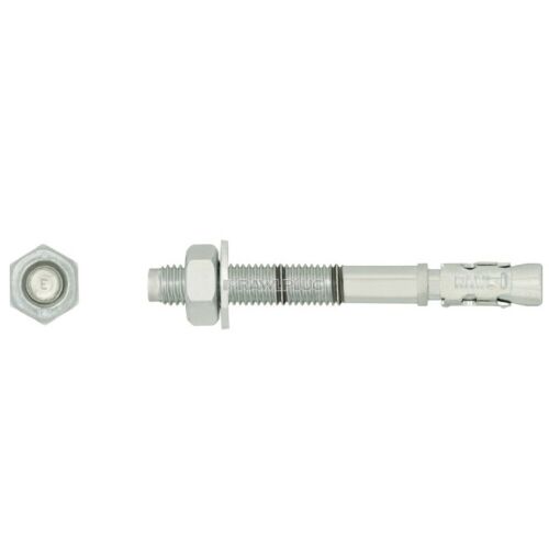 KOELNER RAWLPLUG 16x200mm alapcsavar rögzítő gyűrűvel, horganyzott acél betonhoz - Tipli