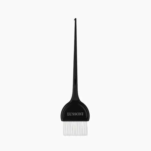 Lussoni TB 001 hajfestő ecset fekete nyéllel és fehér sörtékkel a precíz hajfestéshez - Hajfestő ecset
