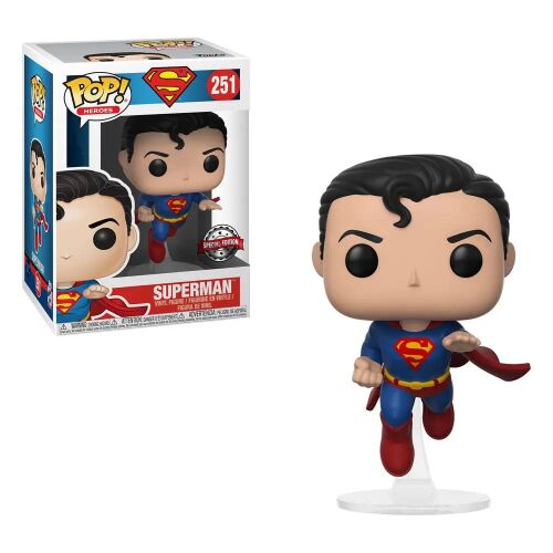 POP figura DC Superman 80 éves Superman Flying Exclusive 171521925 - Játék