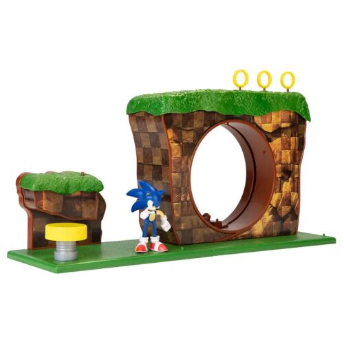 *SONIC GREEN HILL ZONE SZETT 171522310 - Mesehős figura