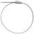 vidaXL Kábel kötél 50 db 4,6 x 300 mm Fekete 171530437