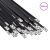 vidaXL Kábel kötél 250 db 4,6 x 800 mm Fekete 171530868