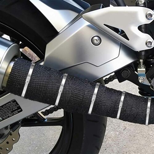 vidaXL Kábel kötél 250 db 7,9 x 400 mm Ezüst 171531326 - Kábelkötegelő