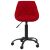 vidaXL Krzesło stołowe, czerwone wino, obite aksamitem 171606493