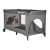 Petite&Mars travel cot with wheels, grey, lion design
