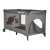 Petite&Mars travel cot with wheels, grey, lion design