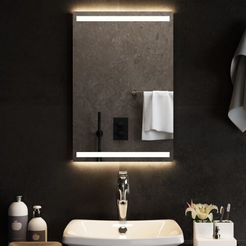 vidaXL Fürdőszobai tükör LED-del, 40x60 cm 171647257 - Fürdőszobatükör