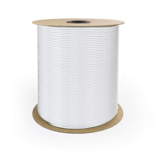 DQ-PP POLYPROPYLENSEIL - 4mm - 25m - Weiss - Traglast bis 180 kg Flechtleine Textilseil Schnur Rope Kordel Kunststoffseil geflochten 171660192 - Kötél