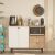 Hanah Home Többcélú szekrény, tölgy/fehér, RE2-SW 171717192