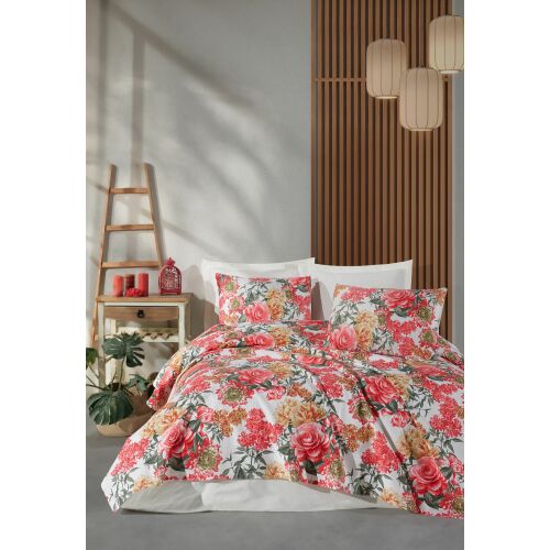 L'essential Maison Egy személyes Piké takaró és párnahuzat szett Red Lotus - Piros 171718227 - L'essential Maison