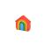 Hanah Home Fa játék Többszínű Ház Syntax 171718460
