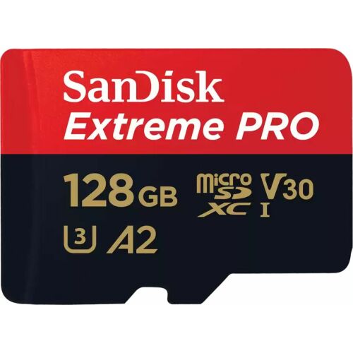 SanDisk Extreme PRO microSDXC kártya 128 GB Class 10 UHS-I/U3 A2 V30 (SDSQXCD-128G-GN6MA) 171768329 - Memóriakártya