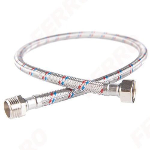 FERRO Flexibilis bekötőcső 1/2" - 1/2" 50cm KB