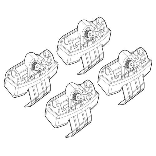 Rögzítőkészlet Alumia, Quadra, Silenzio C138 - Audi A3 09/12>11/19, A3 Sportback 11/12>04/20 171784954 - Tetőcsomagtartó