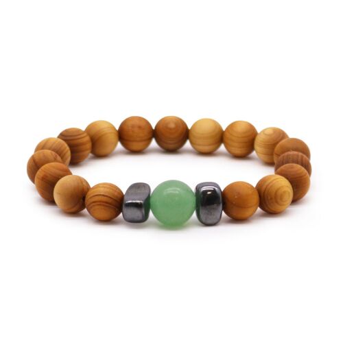 Cédrusfa Chakra Karkötő Aventurinnal 171810856 - Női karkötő
