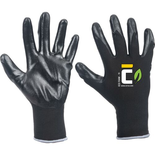 ECO foam kesztyű fekete 10 171843881 - Védőfelszerelés