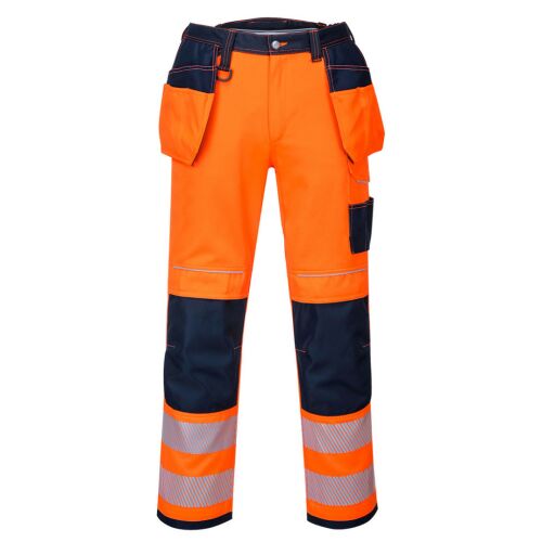 PW3 Hi-Vis Holster nadrág PW_T501ONS38 Narancs/Navy - 38 méret 171847095 - Munkásnadrág