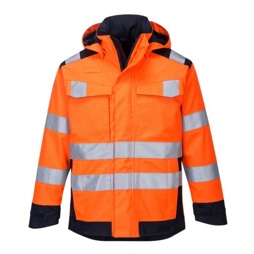 Modaflame Rain Multi Norm Arc kabát PW_MV70ONRL Narancs/Navy - L méret 171868156 - Munkakabát