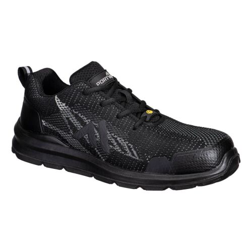 Kompozit Textil Trainer S1PS ESD SR FO PW_FC32BZR41 Fekete/Z szürke - 41 méret 171869540 - Munkavédelmi cipő