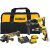 DeWalt XR DCK304P2 Akkus Gipszkartoncsavarozó + Ütvefúró + Sarokcsiszoló + 2x 18V Akku + Hordtáska 175308513