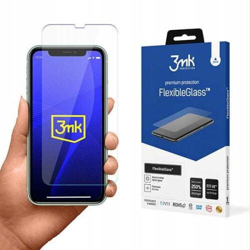 Hibrid üveg 3mk FlexibleGlass Apple iPhone 11 171906769 - Kijelzővédő fólia