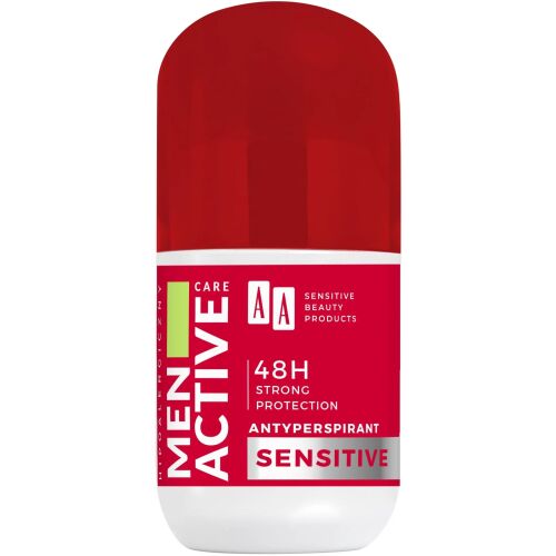 AA Men Active Care Érzékeny dezodor golyós antiperspirant Sensitive 50ml 171973314 - Dezodor