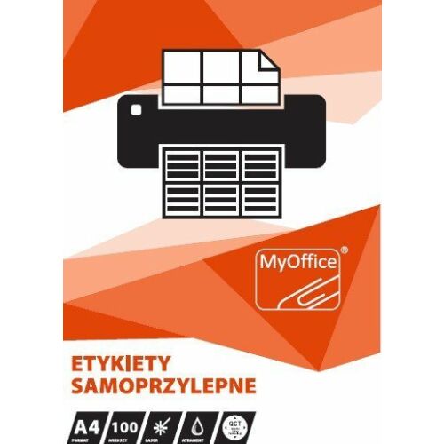 A4 MYOFFICE CÍMKÉK 70 X 37 MM (100) 171978799 - Etikett címke