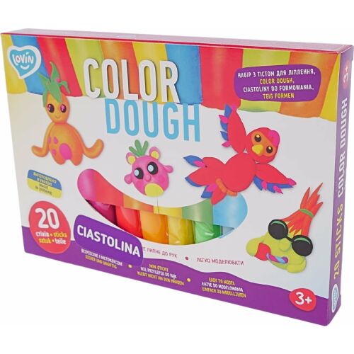 Gyurma készlet Color Dough 20 db TM Lovin 41204 171991222 - Gyurma