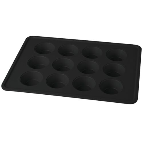TITÁN MUFFIN FORMA BERLINGER HAUS BH-7876 MATTE BLACK 172009277 - Sütőforma
