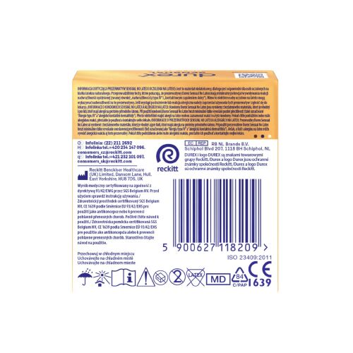 DUREX_Sensual nem latex óvszer 3 db 172011218 - Óvszer