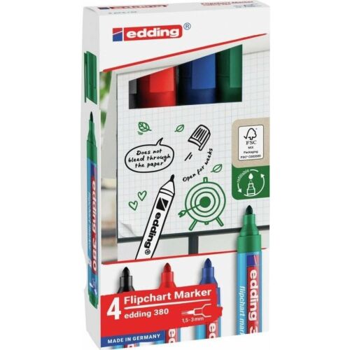 Flipchart marker 1,5-3 mm 4 szín 172016793 - Tábla és flipchart marker