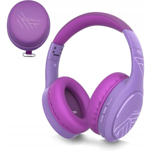 PowerLocus Bluetooth fejhallgató P19 Lila 172023333 - Fülhallgató