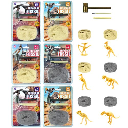 PALEONTOLÓGUSI DINOSZAURUSZ KIT 6 MINTÁVAL 172025544 - Tudományos és felfedező játék