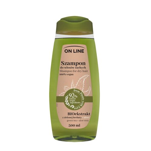 Sampon, On Line, BIO, Aloe/zöld tea, 500 ml 172033054 - Hajápolás
