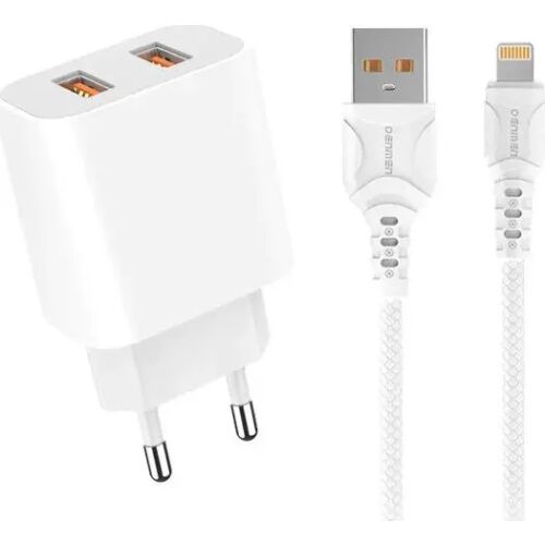 Töltő Denmen DC05 2x USB-A 2.4 A (29975) 172046557 - Telefontöltő