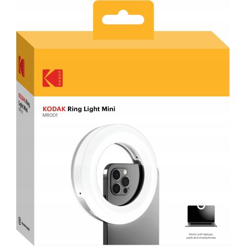 Kodak LED gyűrűfény Mini 4'' RM001 fehér 172048331 - LED körfény és körlámpa