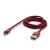USB Logo USB-A kábel - microUSB 2 m Fekete/Piros 172069828