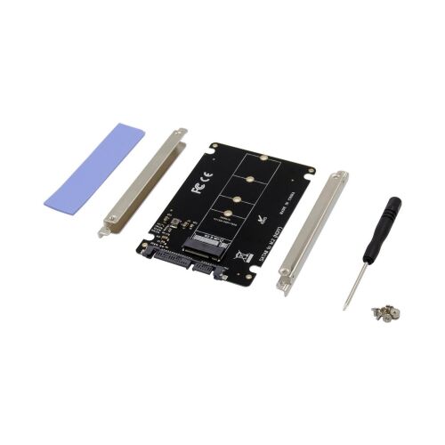 MicroConnect 2,5" SATA-ról M.2 B Key SSD-re konverter (MC-SSDSATACONV1) 172076833 - IDE és SATA átalakító