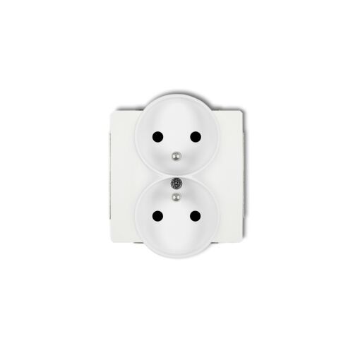 Karlik Deco foglalat, fehér modul 2X - DGPR-2Z 172085265 - Konnektor és dugalj