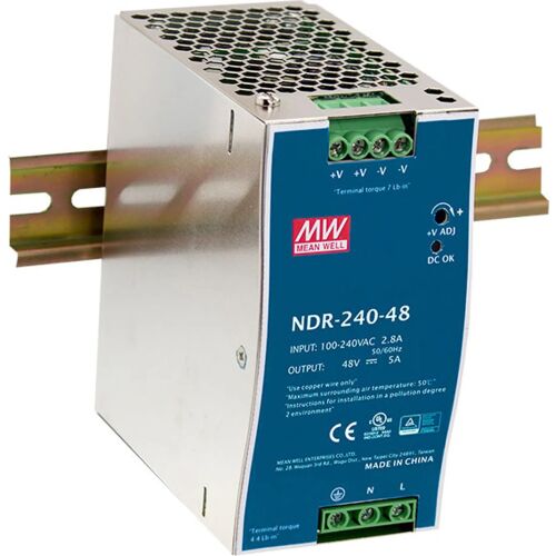 LevelOne LevelOne ind. Nettó POW-4851 48VDC 240W DIN-csavar 172087014 - LED tápegység